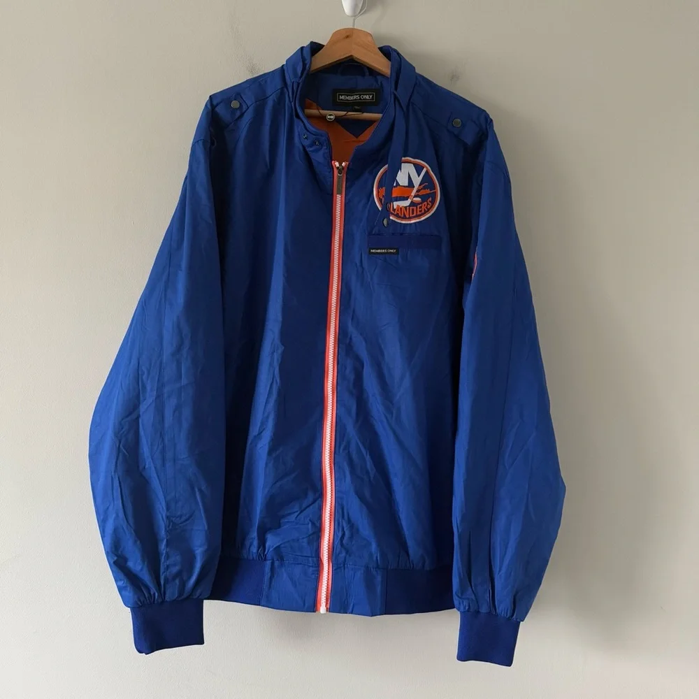 Members Only‎ Jacket 3XL New York Islanders Inaugural Season Member Hockey NHL